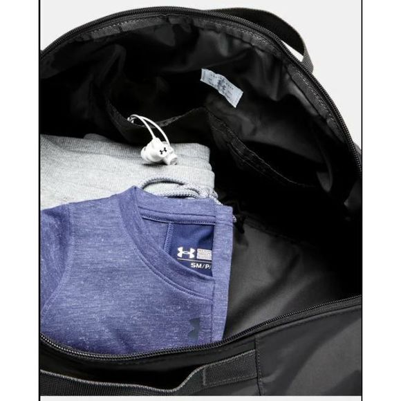 Under Armour 1352129 010 Womens Jet Gray/Black Iridescent Midi 2.0 Duffle - Picture 4 of 4